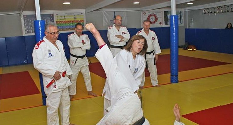 Kadınlara şiddete karşı judo eğitimi