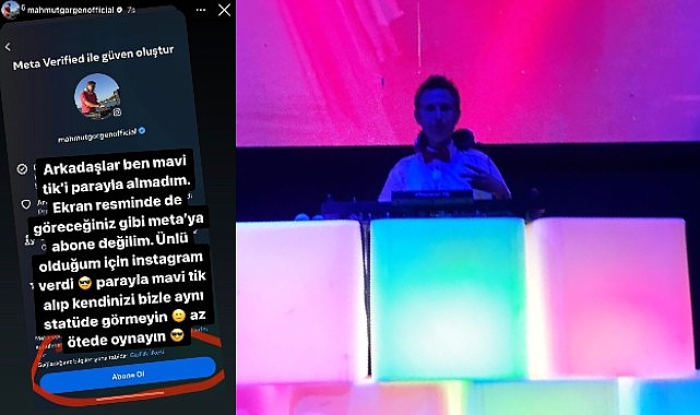 Ünlü DJ Mahmut Görgen'den Instagram Mavi Tik Tartışması